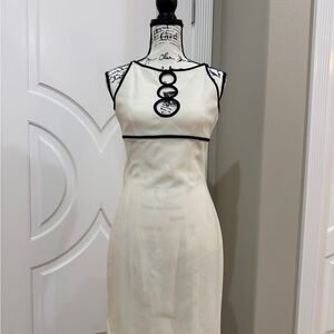 Vintage Ann Tjian for Kendar Elegant Sleeveless Dress